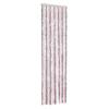 Fly Screen Curtain in Silver Gray and Pink 56 x 200 cm Chenille