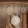 2PCS Aluminum Zinc Zinc Alloy Scarf Bag Hook Space-Saving Closet Organizer Hooks  Clothing Hanging