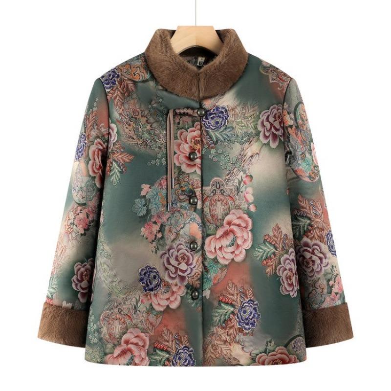 Thickened Cotton-padded Clothes, Winter Cotton-padded Clothes, Velvet Jackets To Keep Warm, and the Old Lady's Cotton-padded Jackets To Wear Outside.