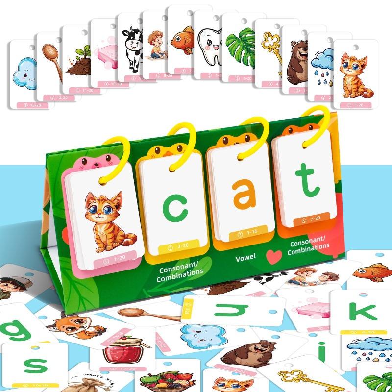 129 Visual Word Education Desktop Cards Early Education Enlightenment Picture and Text Cognitive Cards Parent-child Interaction Cards