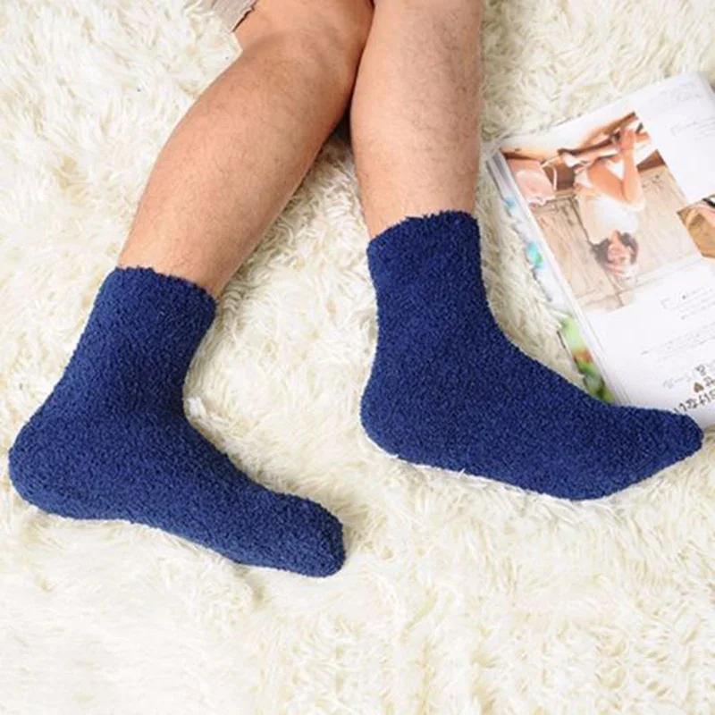 1 Pair Comfortable Extremely Cozy Pure Cashmere Socks Men Women Winter Warm Sleep Bed Floor Home Fluffy Sock