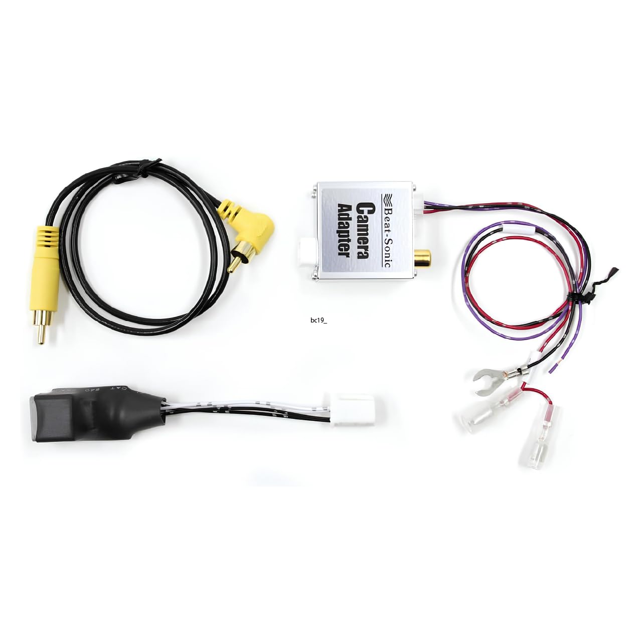 

Универсальная камера заднего вида для Mitsubishi BC19 Адаптер Beat-Sonic, Pajero и т.д. чёрный