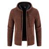 High Quality Winter Men Cardigan Sweater Thick Warm Hooded Casual Sweatercoat Mens Solid Zipper Knitted Cardigan Sweaters Men