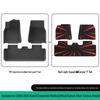 Eco-Friendly TPE Car Floor Mats for 2019-2025 Tesla Model Y, Left/Right Drive.
