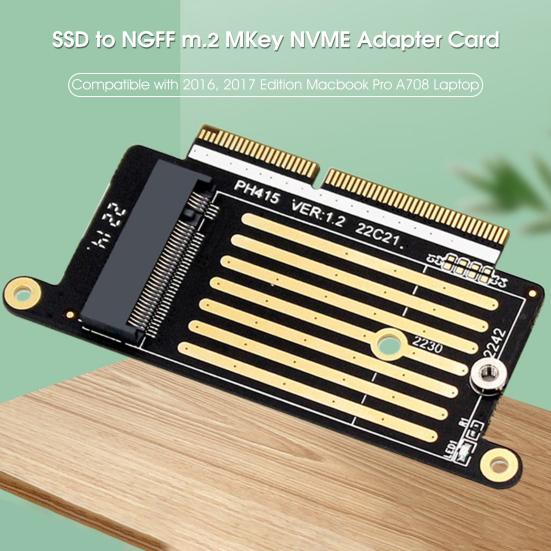 Yousheng SSD Adapter Card for MacBook Pro 2016 2017 A1708 SSD To NGFF M.2 MKey NVME 2230 2242 SSD Adapter Board Hard Drive High Speed Expansion Card