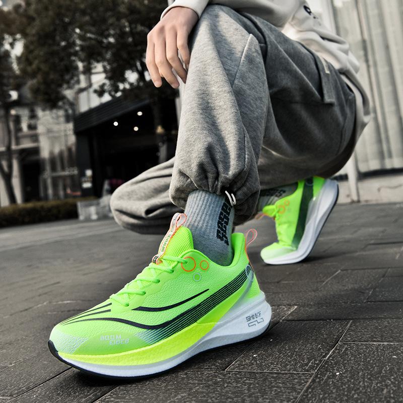 2025 new year of the snake limited shock absorption breathable running shoes men's ultra-light wear-resistant non-slip couple racing sports shoes