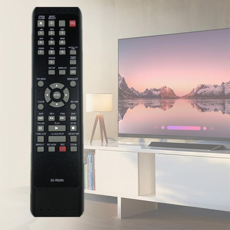 Plastic Replacement Remote For Recorder D-R410 D-R410KU Long Lasting Remote Controller Easy Setup Black