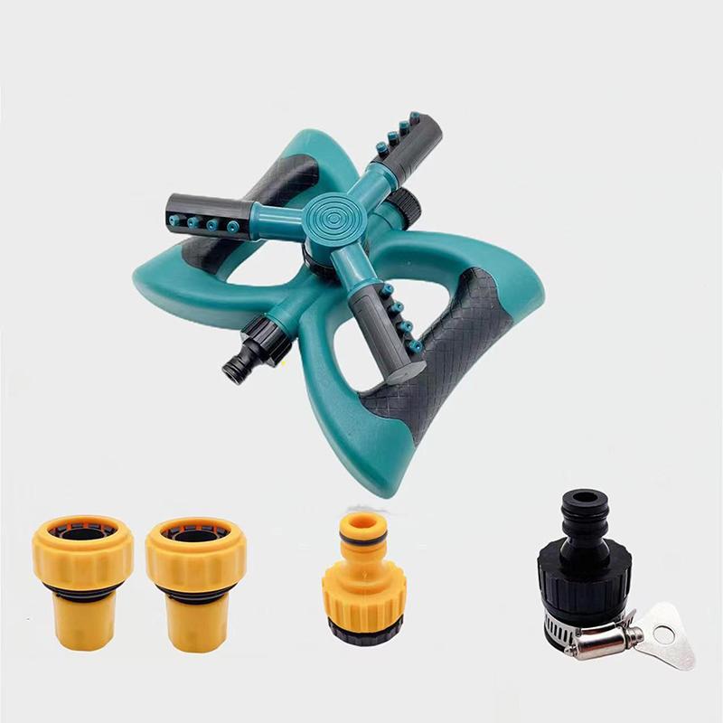 Ugello irrigatore Rotazione automatica a 360 gradi Acqua nebulizzata Giardino Prato Irrigatore automatico Irrigazione del giardino Forniture per l'irrigazione