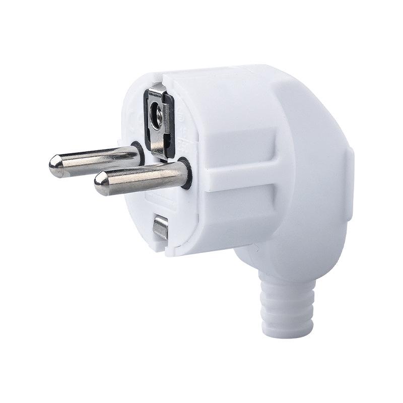 16A Self-Wiring 2-Pin Round Socket Plug - French, German, Thai, Russian Standard