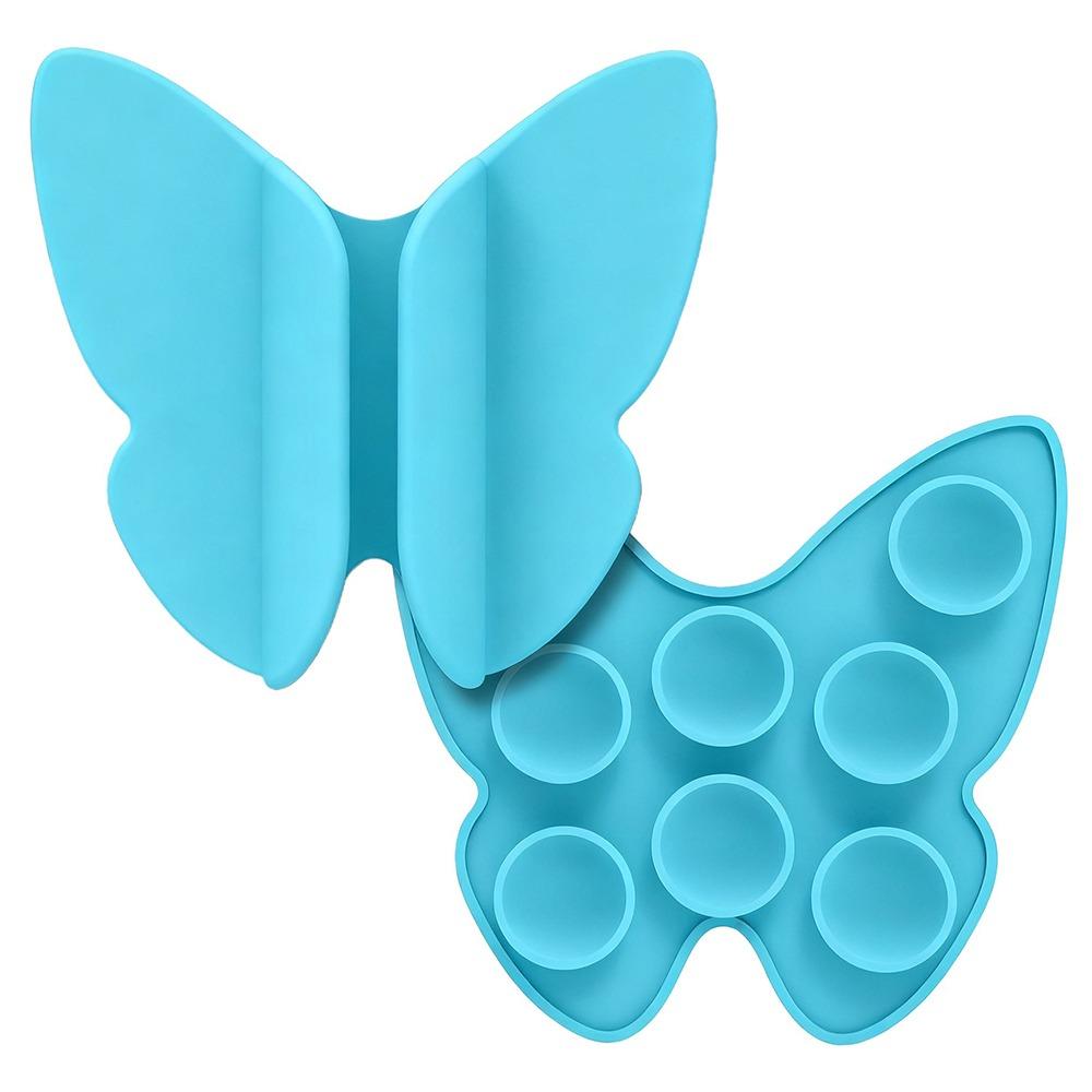 

Suction Cup Lip Gloss Phone Case Butterfly Shape Lipstick Phone Case синій