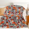 Purple butterfly creature Printed Blanket for Sofa Bed Travel Camping Living Room Office Conditioning Blanket