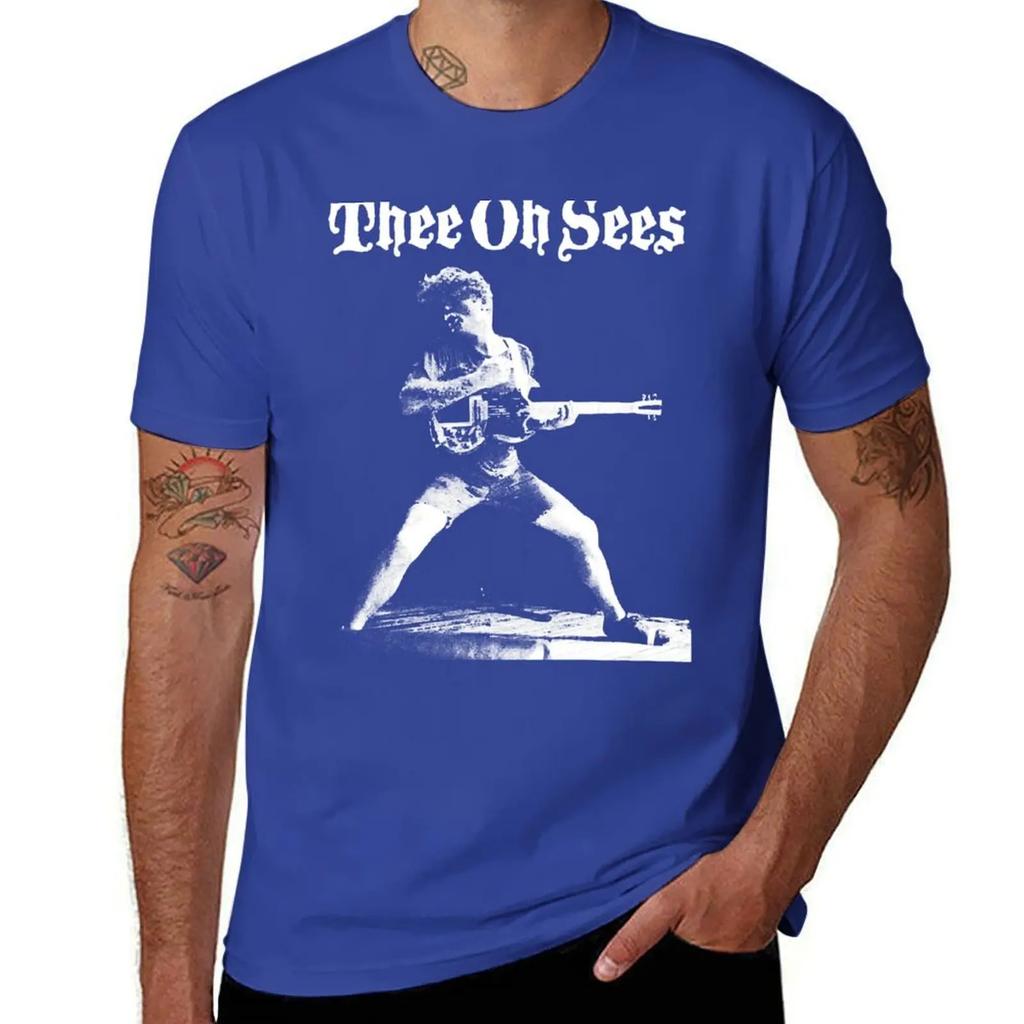 Limited Edition Thee Oh Sees Band Musik T-Shirt Baggy Shirts Rohlinge Herren Trainingsshirt