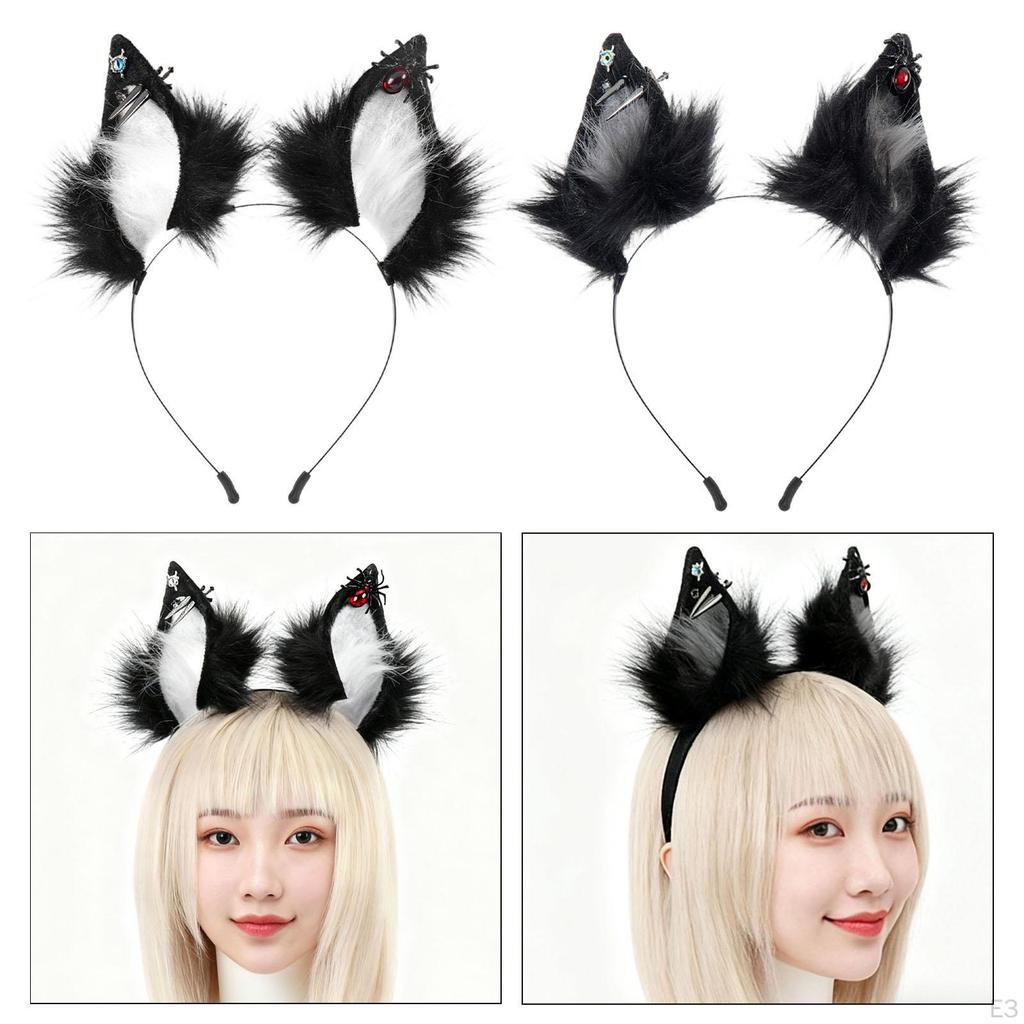 Halloween Ear Headband Accessory Stylish Women Girl Cosplay Photo Props Hairhoop