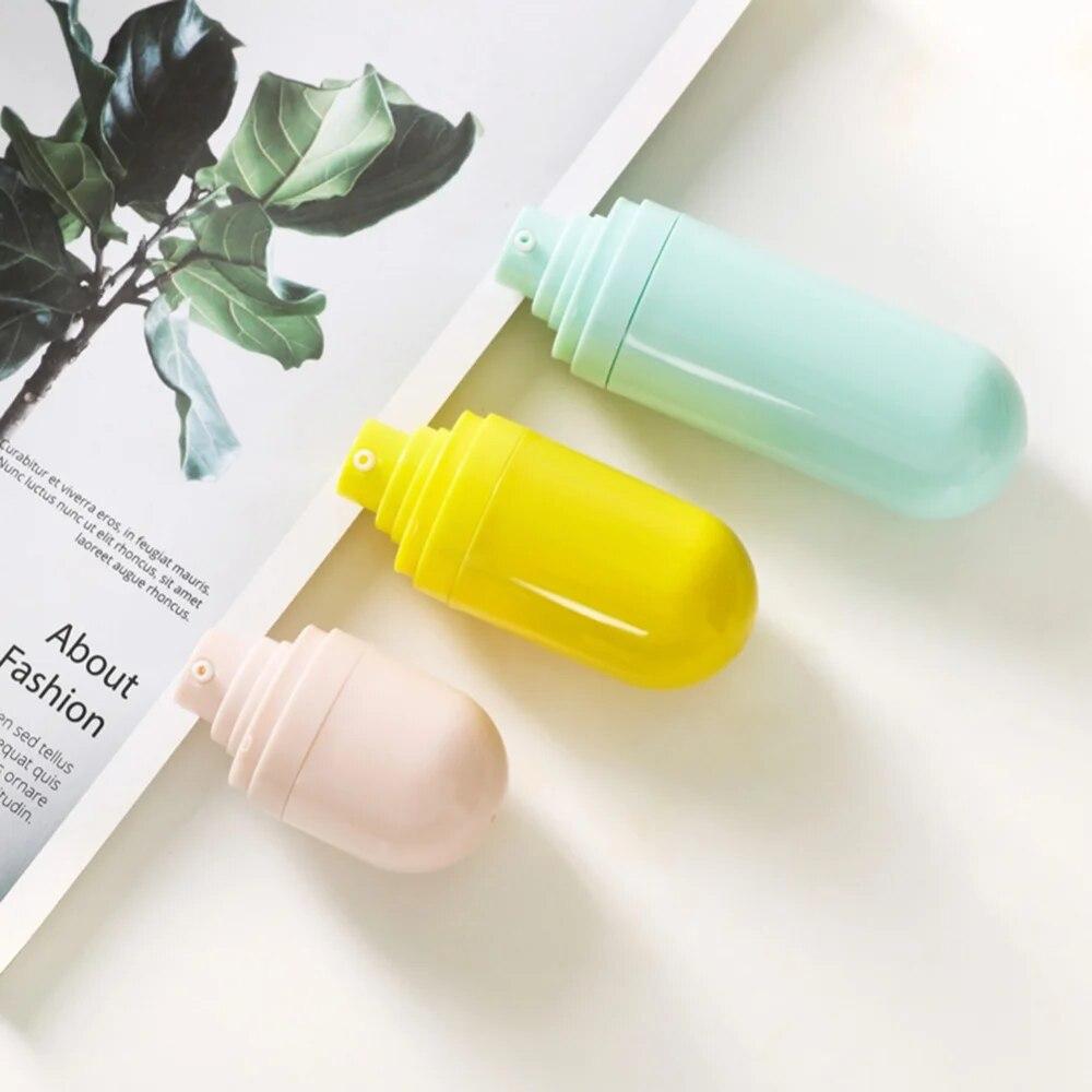 Obrácená lahvička na lotion s uzamykatelným uzávěrem a šroubovacím uzávěrem design lahvičky s dávkovačem lotion
