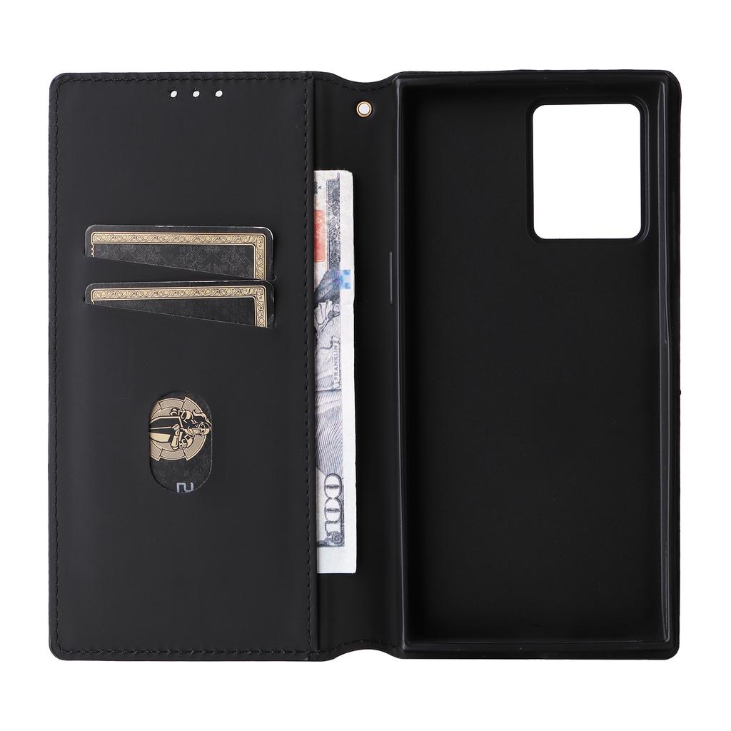 Für HMD Skyline Brieftasche Hülle Rauten geprägtes Leder Handyhülle