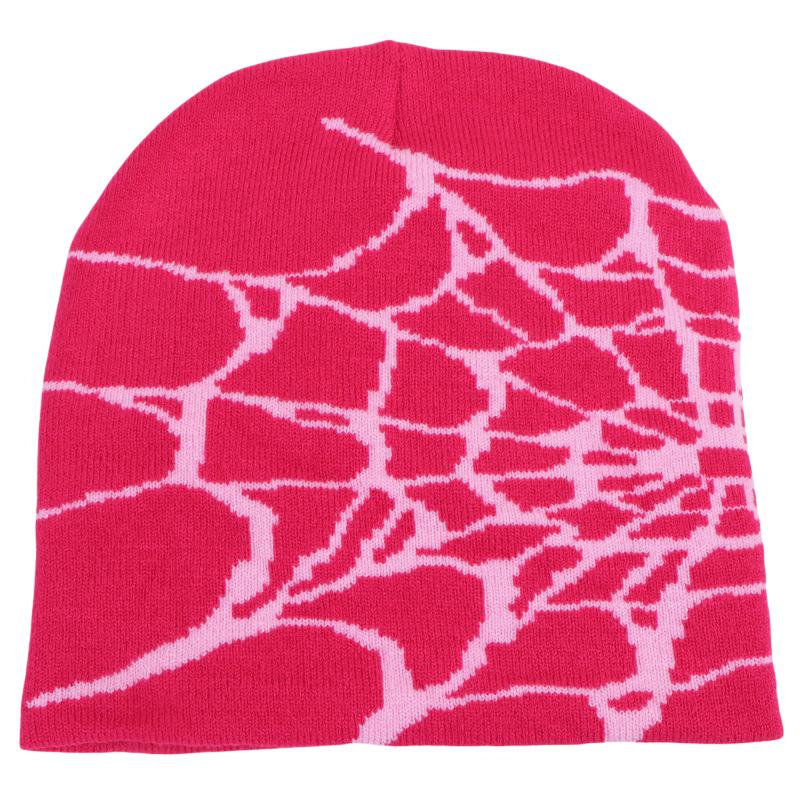 Unisex Spider Web Knit Hat: Warm, Windproof Autumn/Winter Fashion Beanie