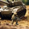 1/64 Men Figure Mini Doll Figurine Photography Props Miniature People Model Handpainted Desktop