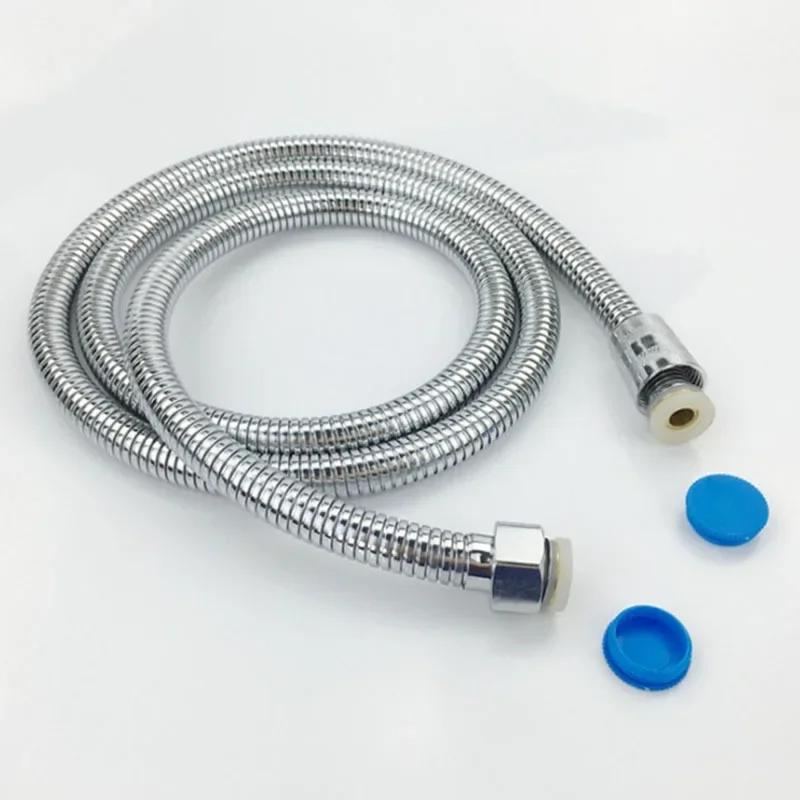 

1.5/2M Hose Watering Extension Pull Water Garden Hoses New Shower Pipe SUS304 Accessories Flexible Bathroom Black Extendable 1.5m