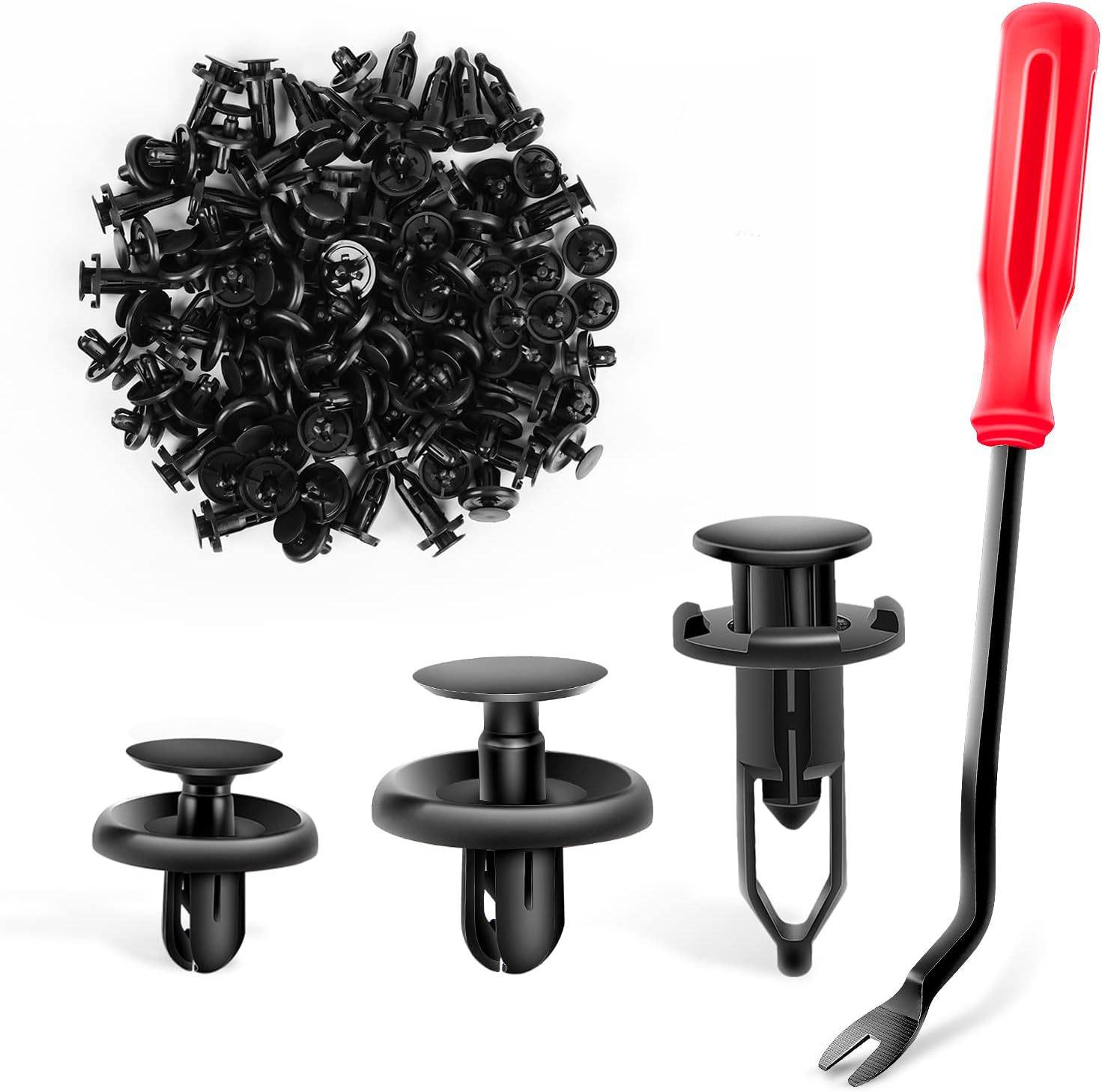 

100PCS Assorted Retainers for Toyota/Lexus Engine Under Cover Push Fasteners 100pcs+1 Bag
