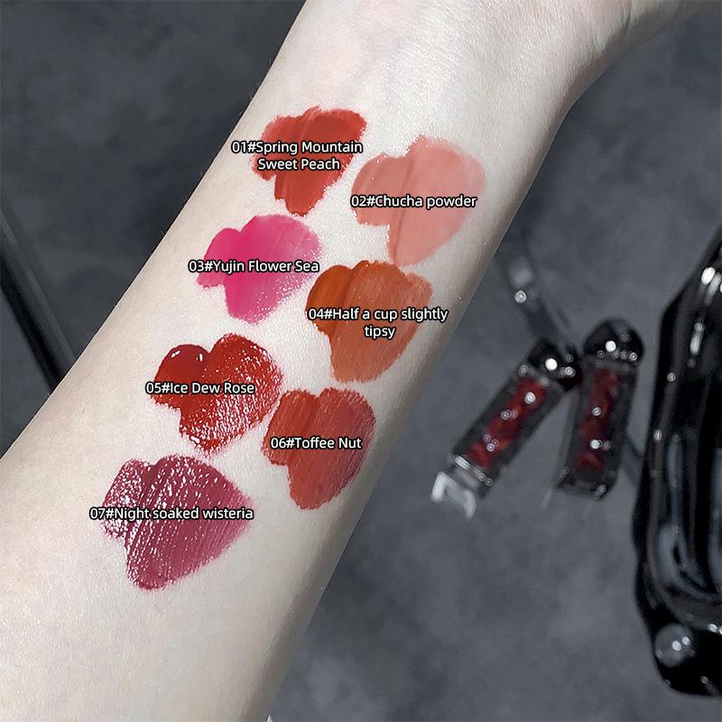 Watery Mirror Lip Glaze Moisturizing Long-lasting And Easy To Apply Highly Pigmented Lip Gloss