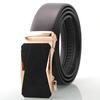 Hong Sheng Frosted Auto-Buckle Edge-Sealed Cowhide Belt Set - Classic Business Casual Men's Trend