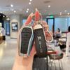 BYD Xia Key Case: Premium Metal Leather Business Car Decor with High-End Shell Buckle