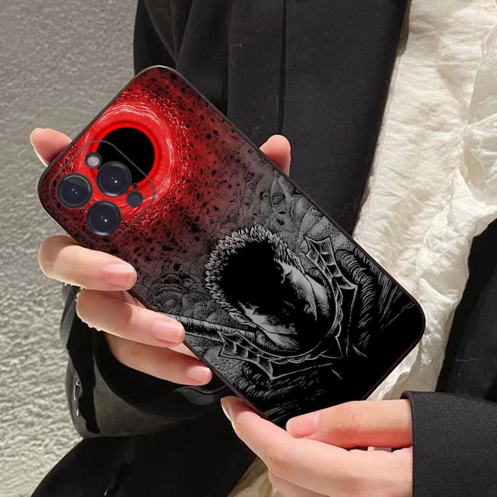 Anime Berserk Guts Phone Case For IPhone 16 15 14 11 12 13 Mini Pro XS Max Cover 6 7 8 Plus X Funda Shell