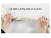Off-white Wool High-Waisted Wide-Leg Pants for Women - Autumn/Winter, Plus Velvet, Slimming Fit.