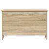 Storage Box Sonoma Oak 80 X 40 X 50 Cm Engineered Wood