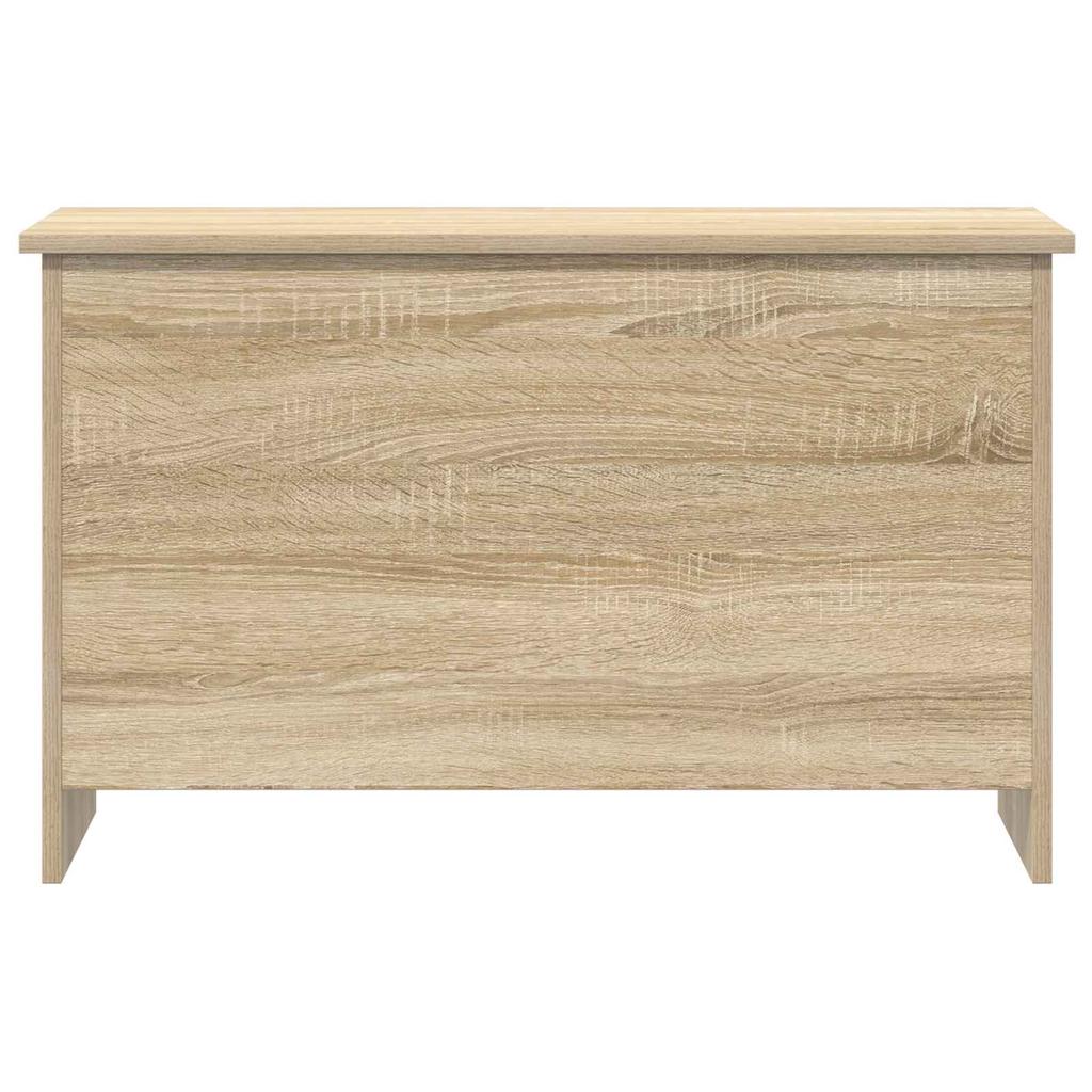 Storage Box Sonoma Oak 80 X 40 X 50 Cm Engineered Wood