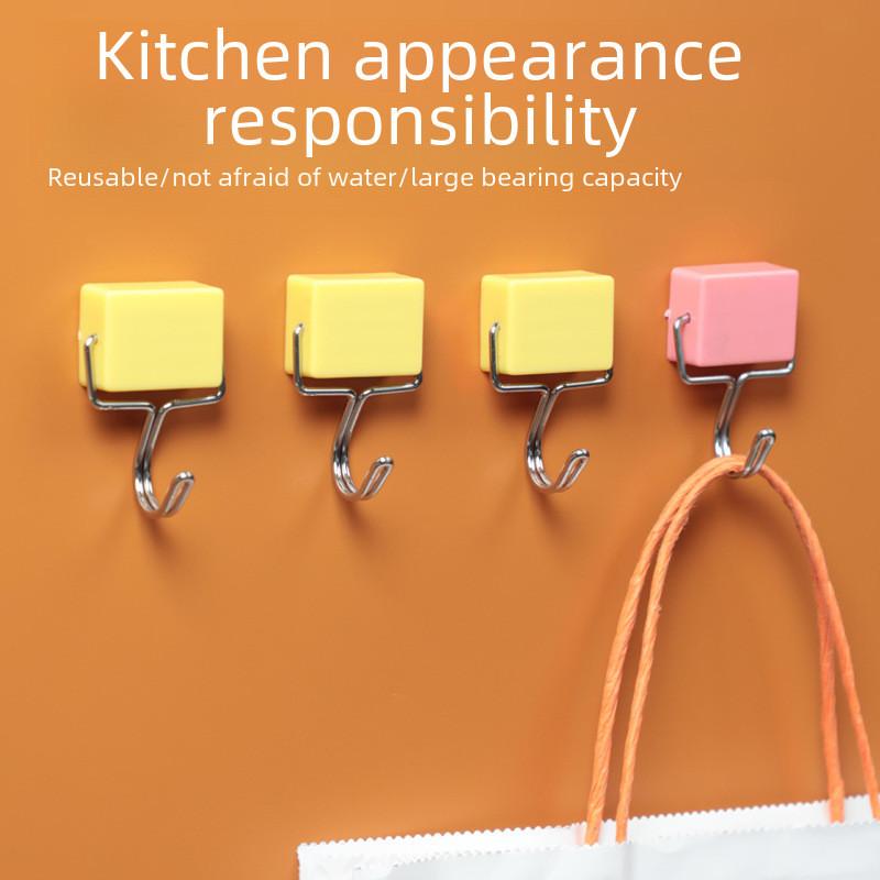 Hook Magnetic No Drill Adhesive For Home Kitchen Office Tools Convenient Durable