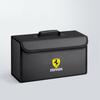 Large Car Trunk Organizer Bin Leather Storage Box Toolbox For Ferrari F430 Stradale Roma 488 Spider SF90 LaFerrari Portofino KL4