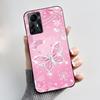 Für ZTE Blade A72S A7050 Hülle Für ZTE Blade V41 Smart Cover Luxus Mode Schmetterling Blume Silikon Weich Schwarz TPU Stoßfänger Schale