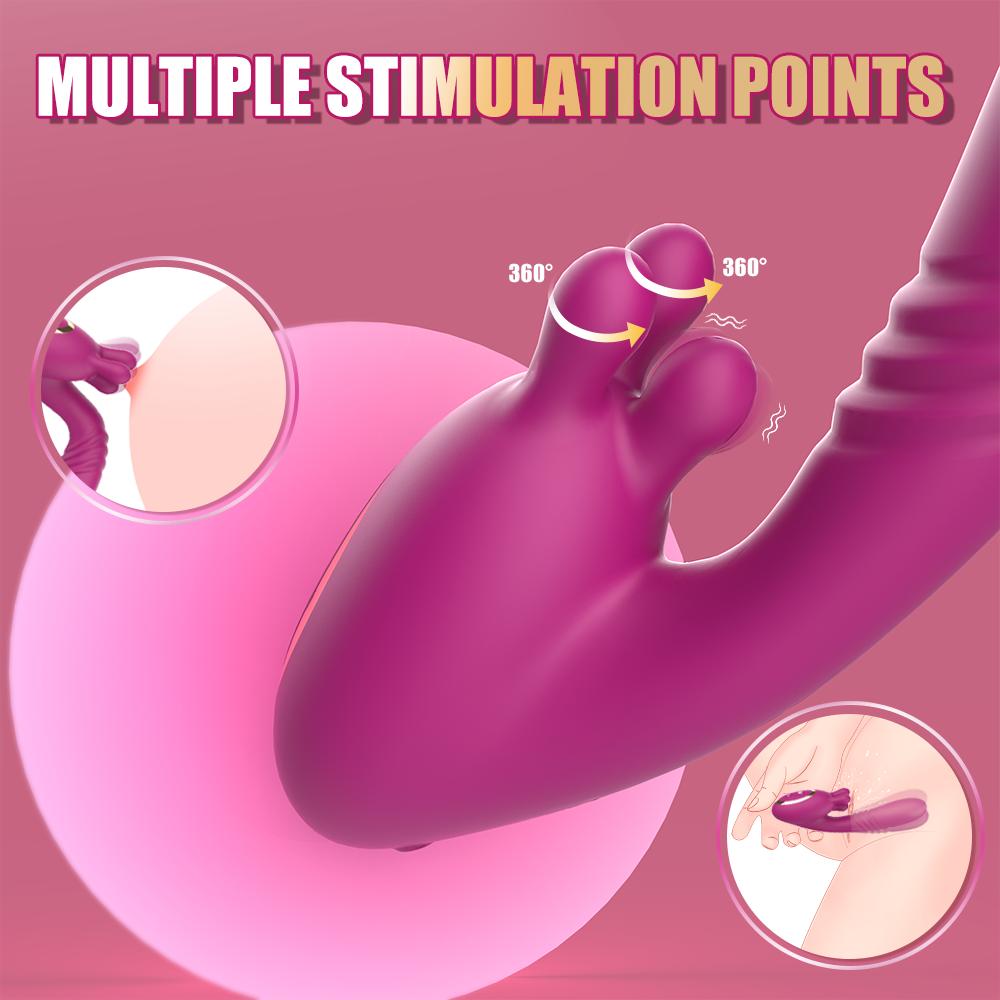 Adult Toy Sex Toys Sex Machine Silicone Penetration Vibrating for Women G Spot Thrusting Vibrator Female Masturbation