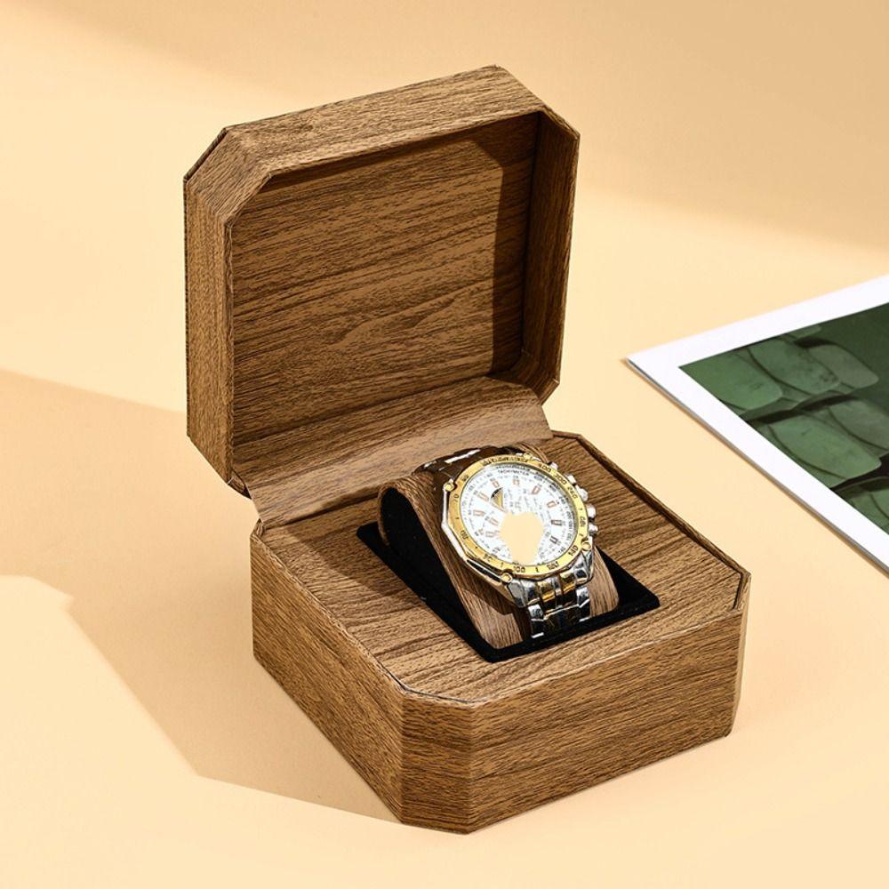 Portable Watch Storage Case Dustproof Watch Storage Box Wrist Watch Display Box  Watch Collection