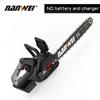 NANWEI 16-inch Electric Chainsaw Set, Outdoor Brushless Motor Mini Chainsaw, Lithium Battery Rechargeable Single-Handed Logging Chainsaw