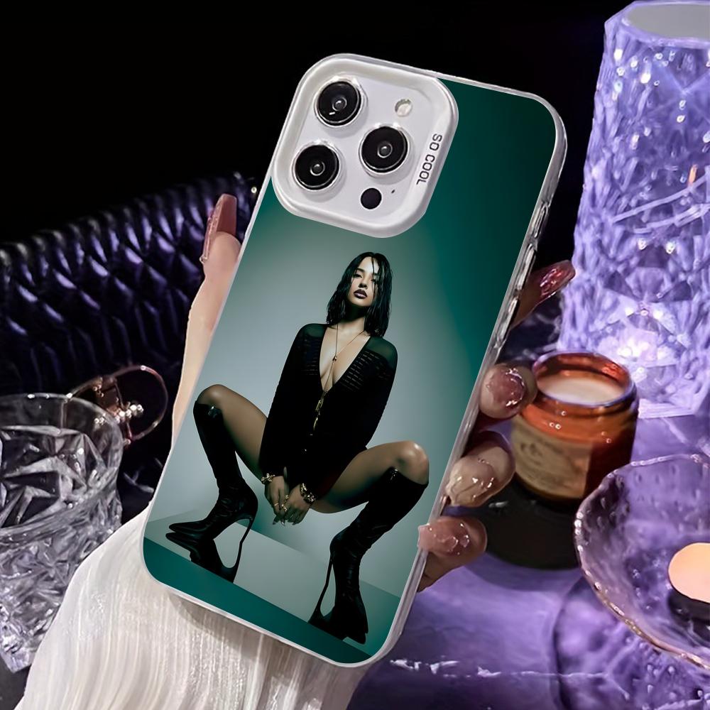 Fashion Becky G White Translucent Mobile Phone Case for iPhone 17 16 15 14 13 12 11 X XR XS Air Pro Max Plus Colorful Cover