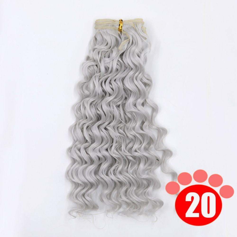Natural Color Msiredoll Bjd Wig Curly Hair Blyth Doll Wigs Accessories Doll Accessories