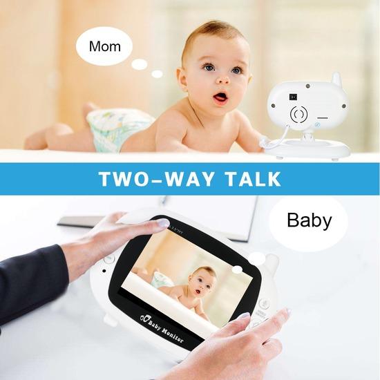Baby monitor SP850 da 3,5 pollici, monitor per visione notturna, baby monitor, baby monitor