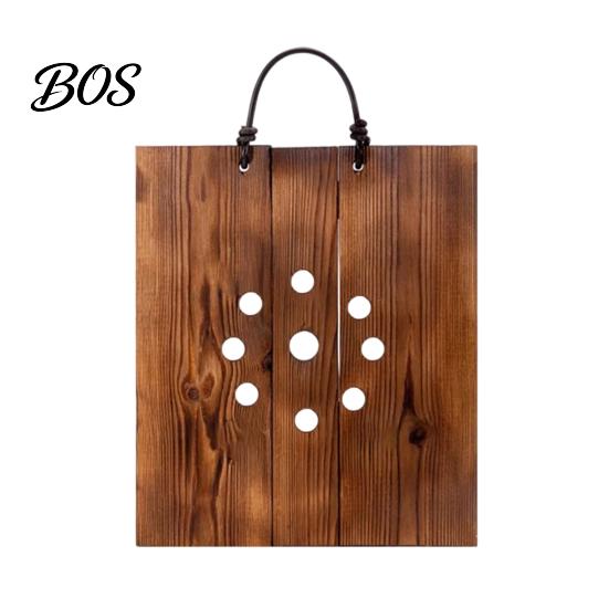 Easy Hang Plant Mount Staghorn Fern Mounting Kit Wooden Board Hanger Rustic Wall Decorative Planter for Ferns Orchids Air Plants Indoor Outdoor Decor