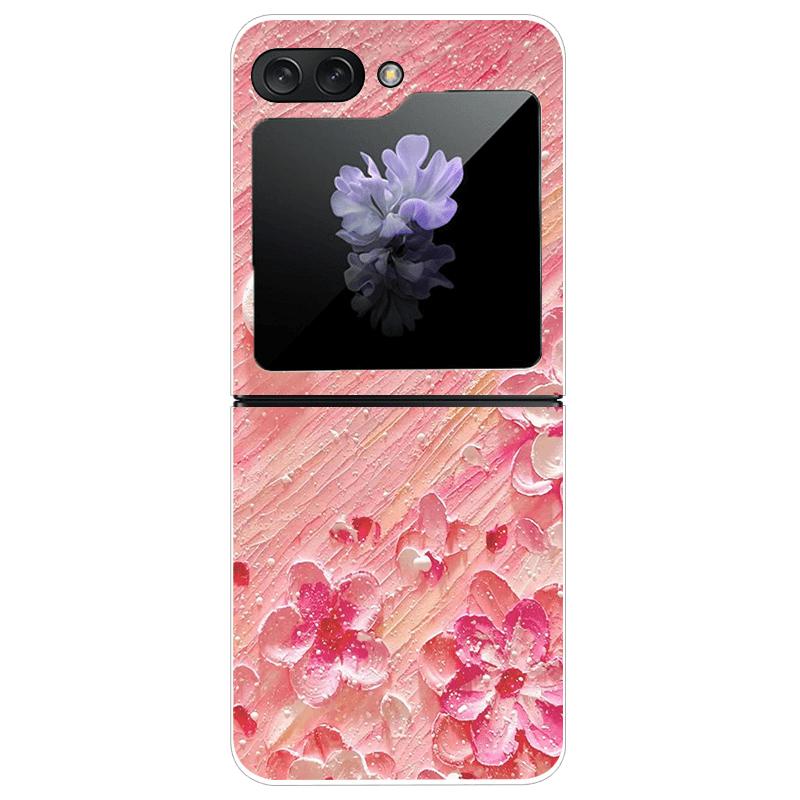 For Samsung Z Flip7 Cases Flip 7 Hard PC Transparent Phone Cover For Samsung Galaxy ZFlip 7 Cool Luxury Clear Shockproof Case