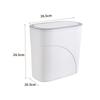 Odor-Free Waterproof Garbage Bin Slim Narrow Gap Living Room Dustbin  Home Use