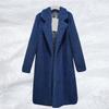 Women's Fur Coat Long Solid Color Winter Shaggy Coat