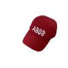 Hat Women's Spring and Summer Versatile Embroidery Ripped Baseball Cap Men's Street Hipster Couple Bent Eaves Soft Top Cap