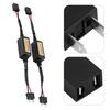LED Decoder, 2Pcs LED Canbus Hdlight Decoder Device AntiFlicker Resistors Error Canceller for H7