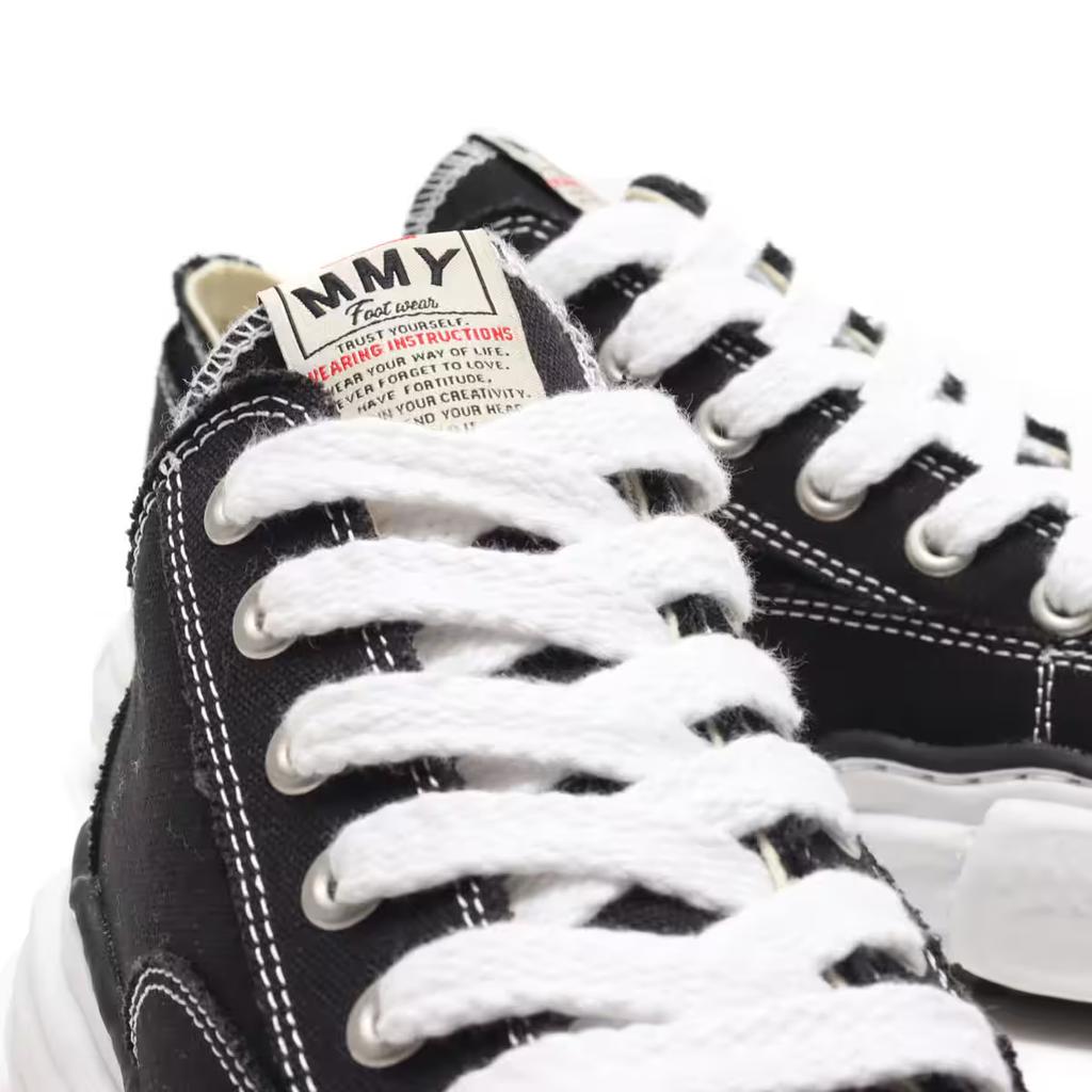 A01FW702-black Maison MIHARA YASUHIRO PETERSON Original Sole Canvas Low (Men's)