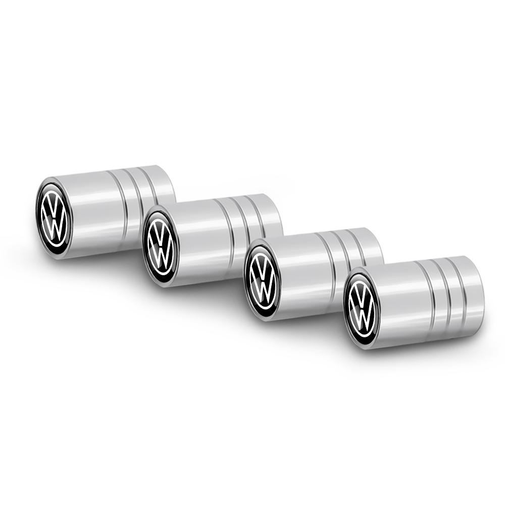 For Volkswagen 3D Metal Car Wheel Tire Valve Caps Stem Cover Accessories For Volkswagen VW Rline Golf 4 5 6 7 Tiguan Passat B5 B6 B7 CC MK5 MK6