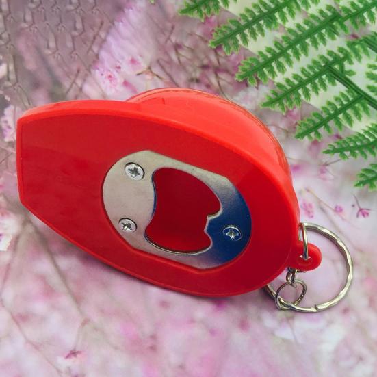 2Pcs Hanging Buckle Multipurpose Helmet Shape Decorative Bottle Opener Design Anti-loss Creative Key
