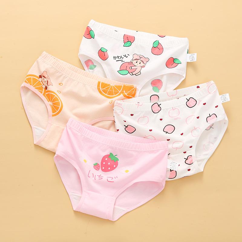 Girls' Fine Cotton Underwear, Sizes 2-12, Assorted Briefs and Shorts