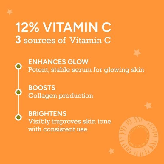 CITTA Vitamin C Aufhellendes Gesichtsserum Für Strahlende Haut| Vitamin C Serum Gegen Pigmentierung | Ascorbinsäure | Kakadu Pflaume Vitamin C Serum | 30 ml